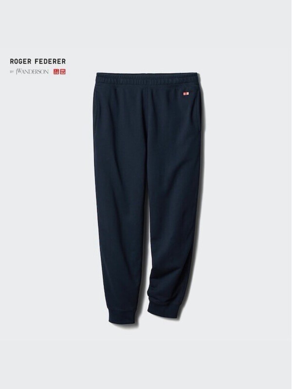 Uniqlo Roger Federer by J Wanderson Navy Sweatpant Joggers Rare! Sz L